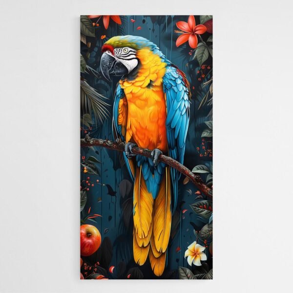 Wall art parrots