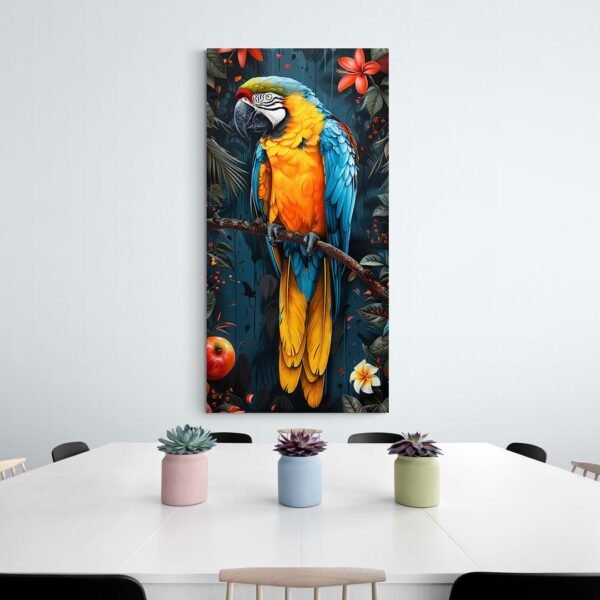 Wall art parrots