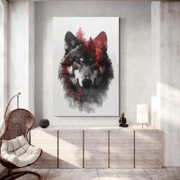 Wolf wall art