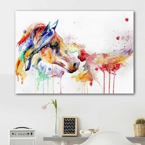 Horse color painting