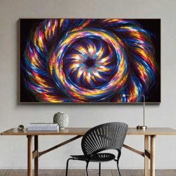 Colorful abstract wall art