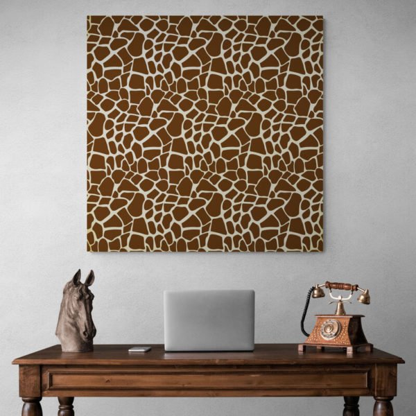 Abstract giraffe art