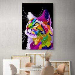 Pop art cat