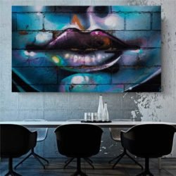 Wall art lips