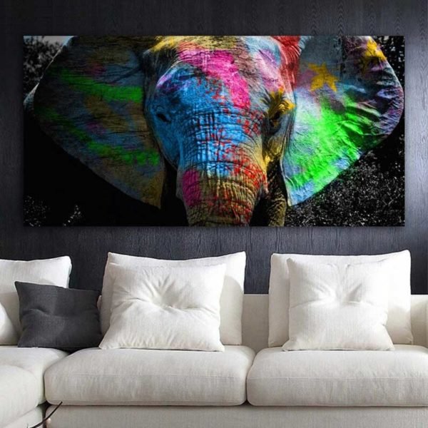 Elephant colorful