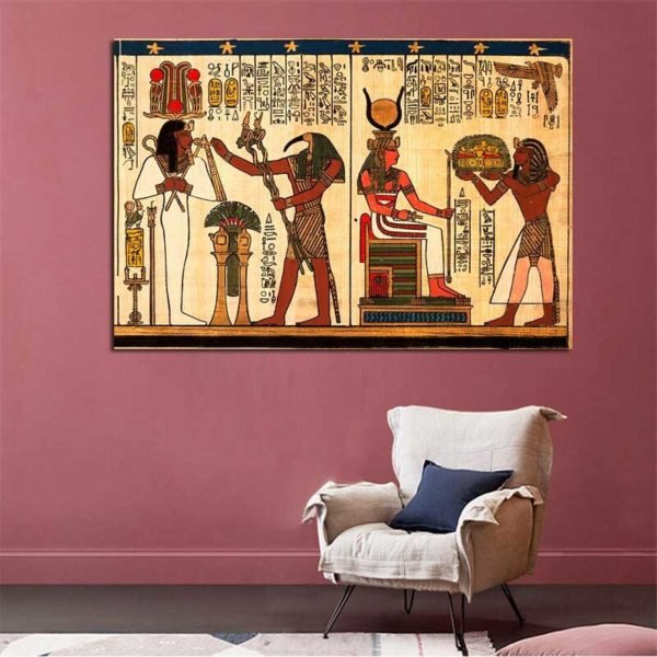 Egyptian wall painting