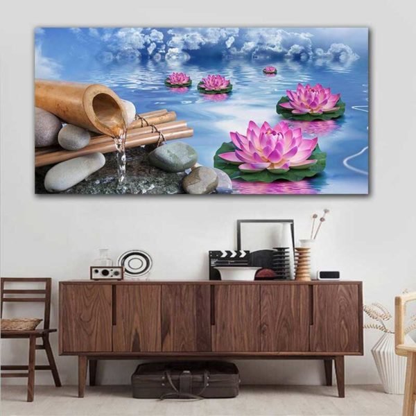 Lotus flower wall art