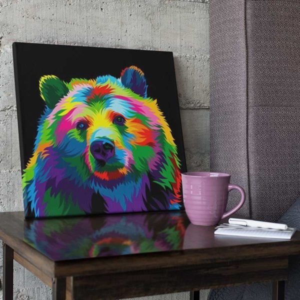 Pop art bear