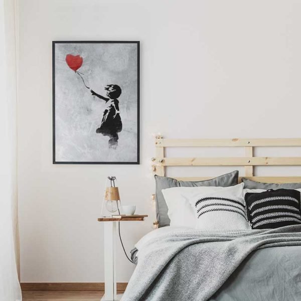 Banksy girl with balloon