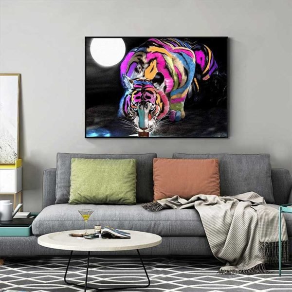 Pop art tiger