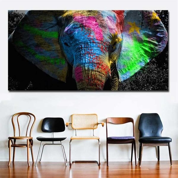 Elephant colorful