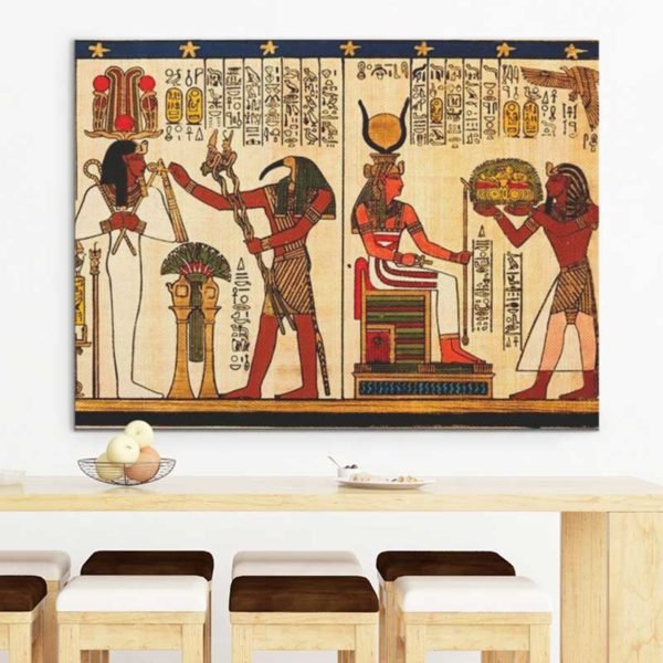 Egyptian wall painting