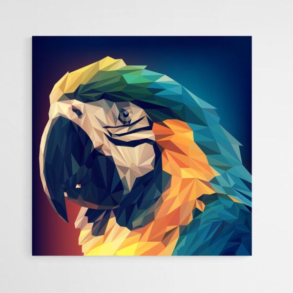 Parrot canvas painting