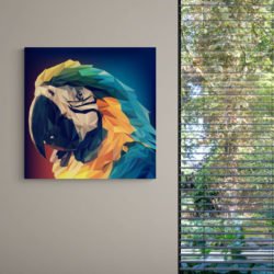 Parrot canvas painting