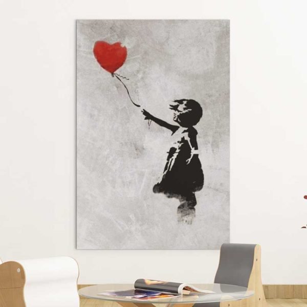 Banksy girl with balloon