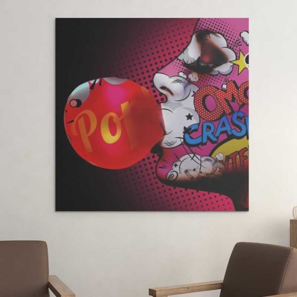 Bubble gum pop art