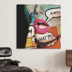 Lips pop art