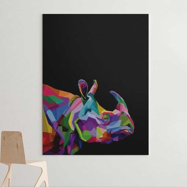 Pop art rhino