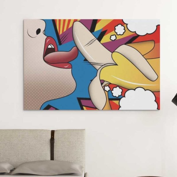 Pop art canvas