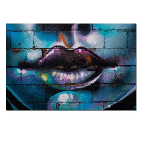 Wall art lips