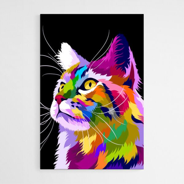 Pop art cat