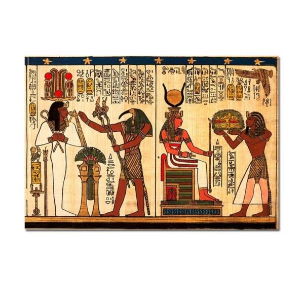 Egyptian wall painting