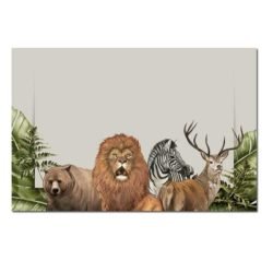 Jungle animals painting