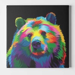 Pop art bear