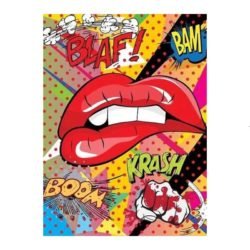 Pop art lips