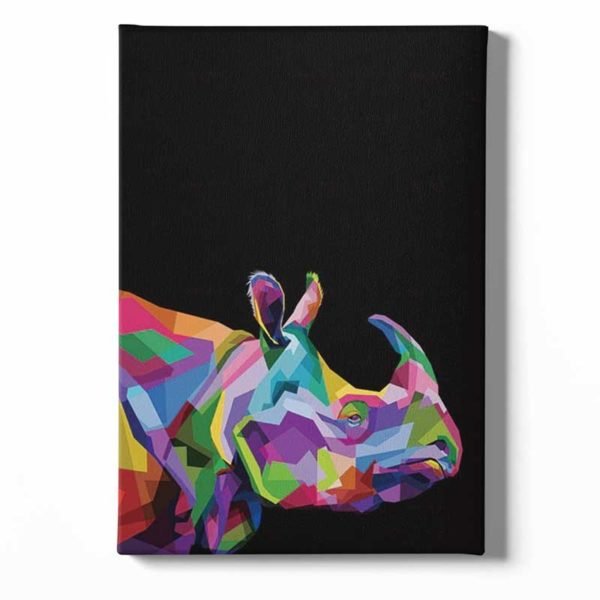 Pop art rhino