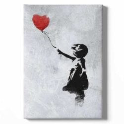 Banksy girl with balloon