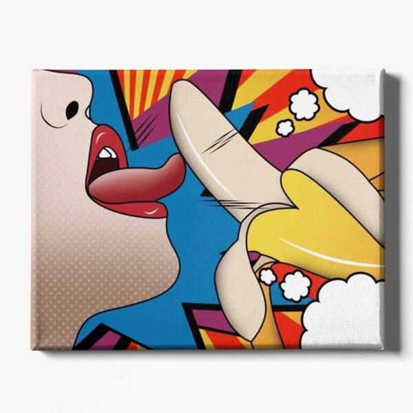 Pop art canvas