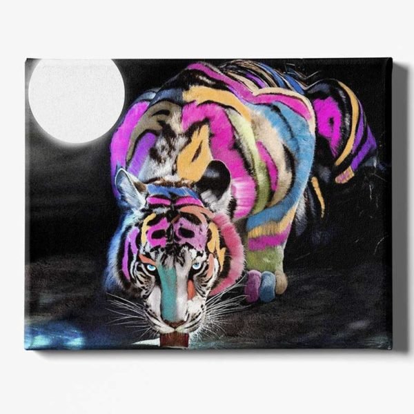 Pop art tiger