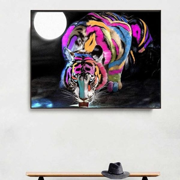 Pop art tiger