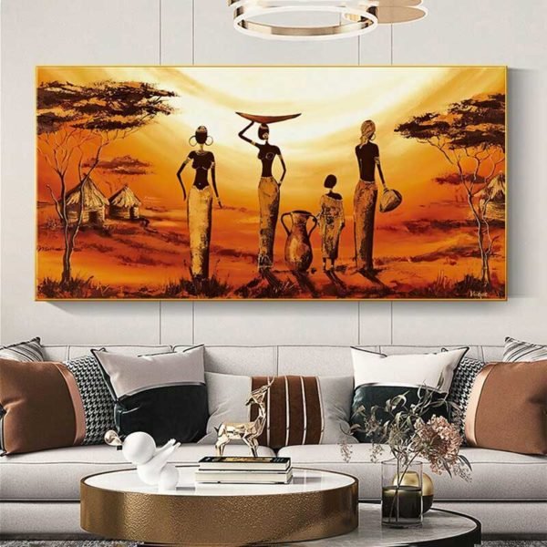 Large african wall art