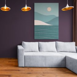 Minimalist sea painting