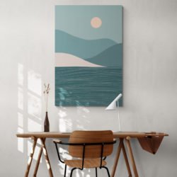 Minimalist sea painting