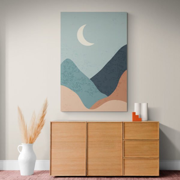 Minimalist landscape art