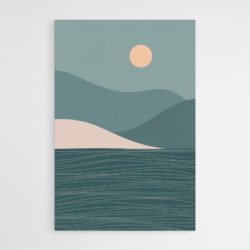 Minimalist sea painting