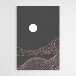 Moon line art