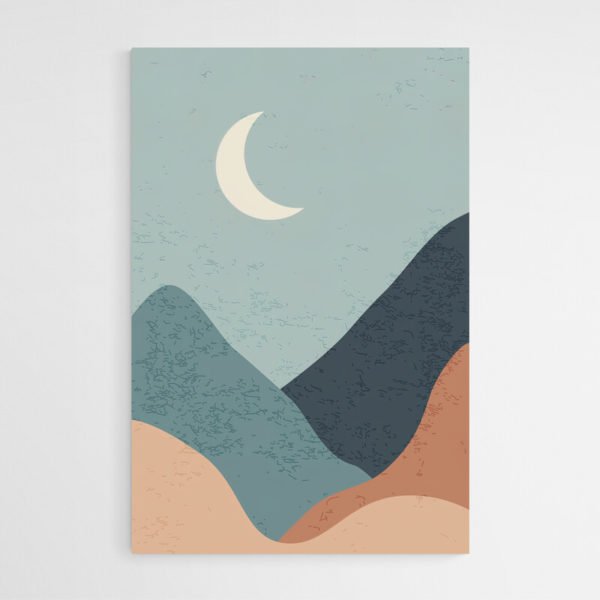 Minimalist landscape art