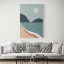 Minimalist beach art