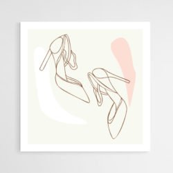 Shoe line art