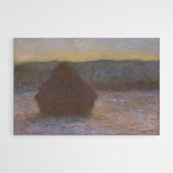 Stacks of Wheat (Thaw, Sunset) - Monet