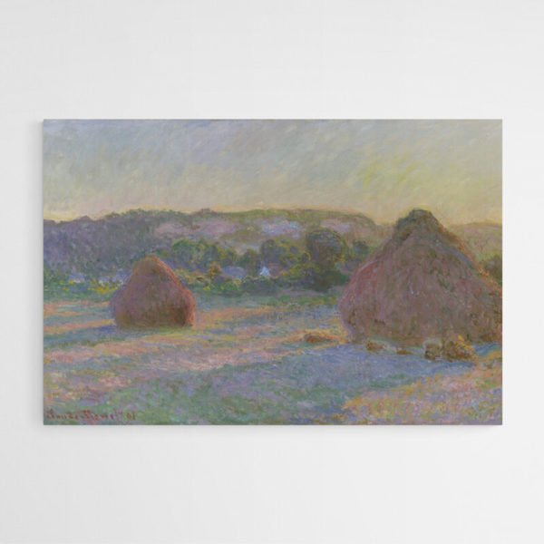 Stacks of wheat (end of summer) - Monet