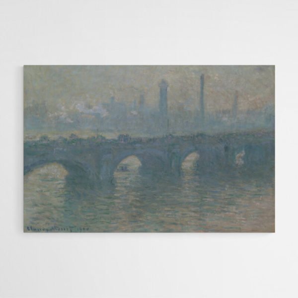 Waterloo Bridge, Gray Weather - Monet