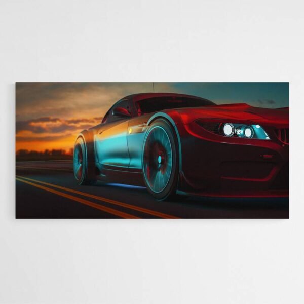 Race car wall art