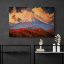 Mountain Fuji painting