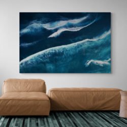 Ocean wave painting