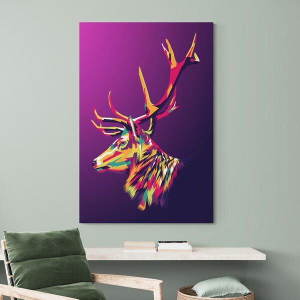 Deer pop art